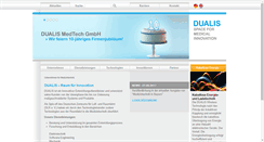 Desktop Screenshot of dualis-medtech.de